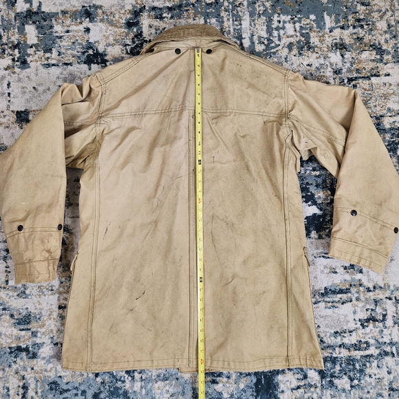 Vintage 1950s Body Guard Canvas Firefighter Jacket w/ Liner Turnout Coat 44 - Picture 15 of 16